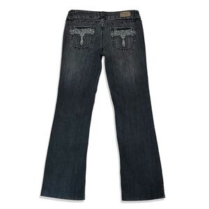 Vintage Y2k Embroidered Low Rise Jeans